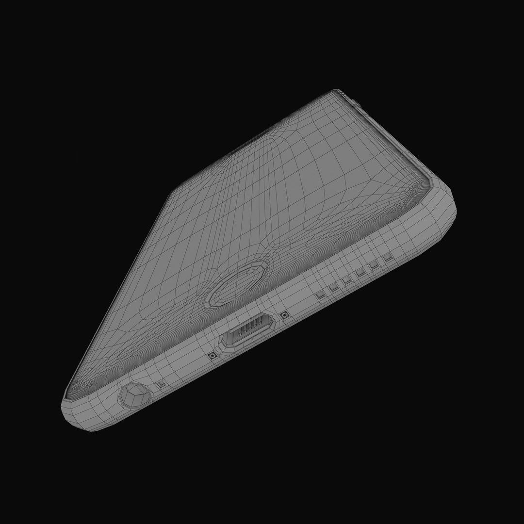 Apple iPhone 6 Gold Low-poly 3D model_27