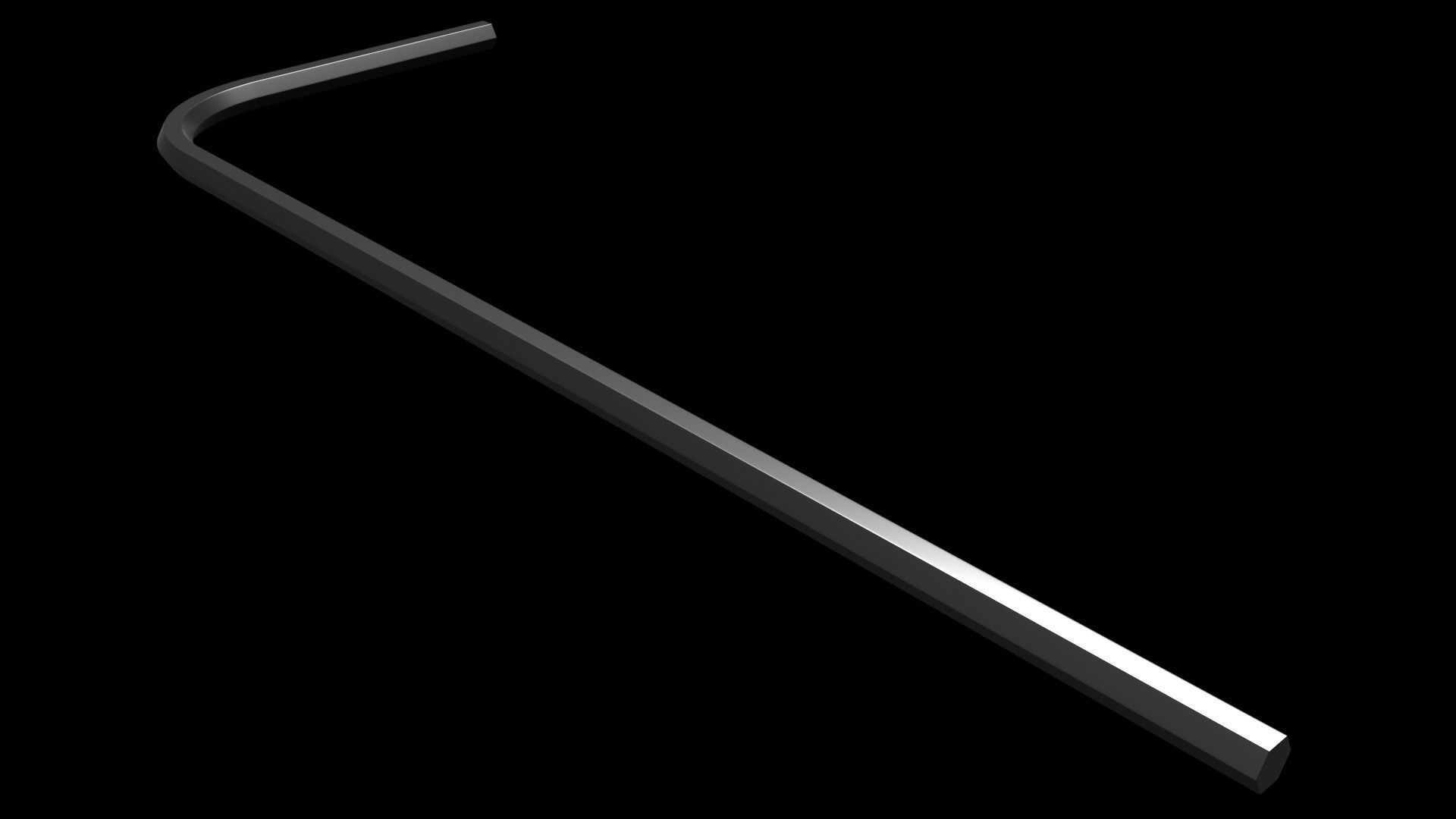 L Shaped Allen Wrench 3D model_6