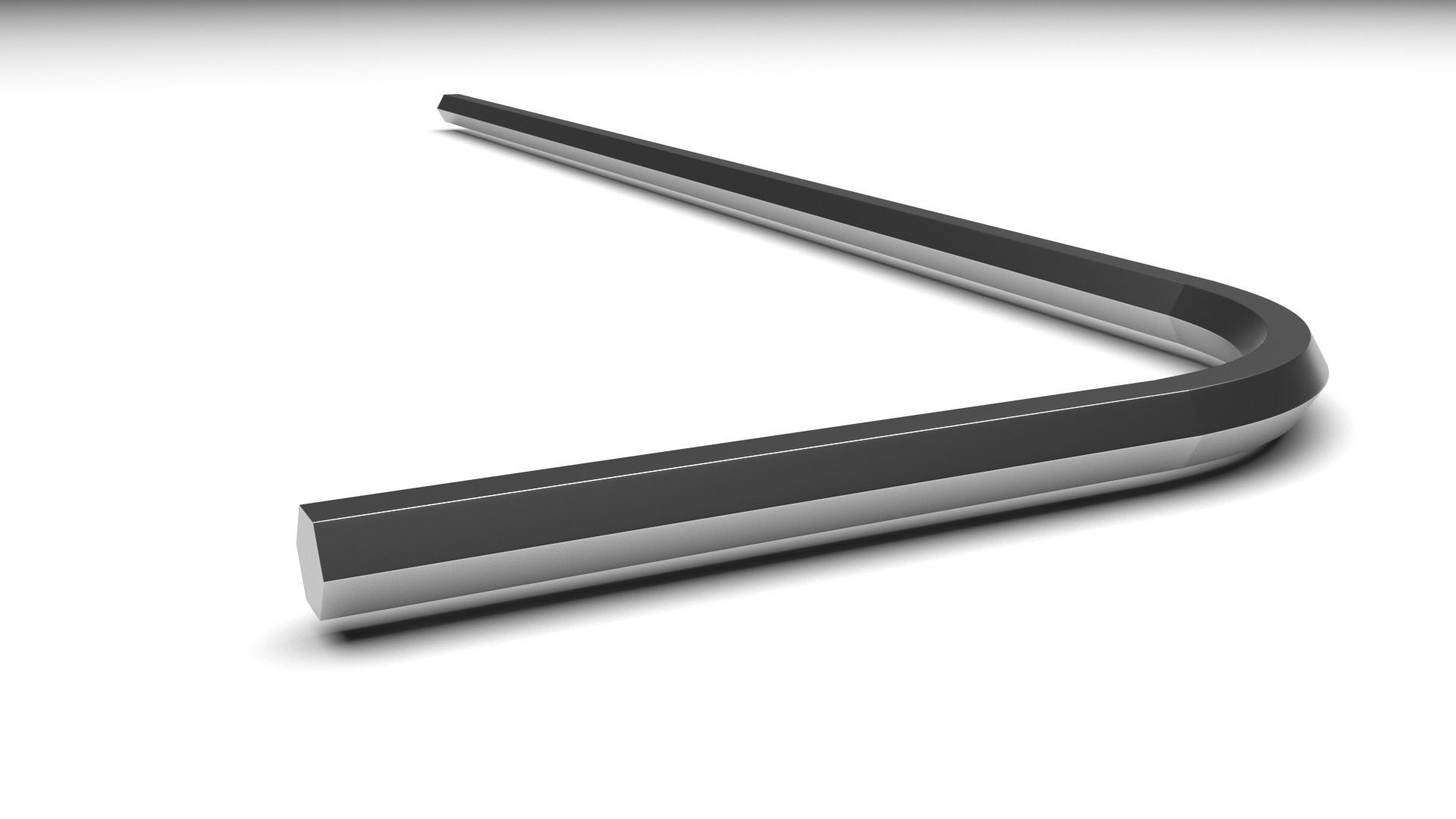 L Shaped Allen Wrench 3D model_2