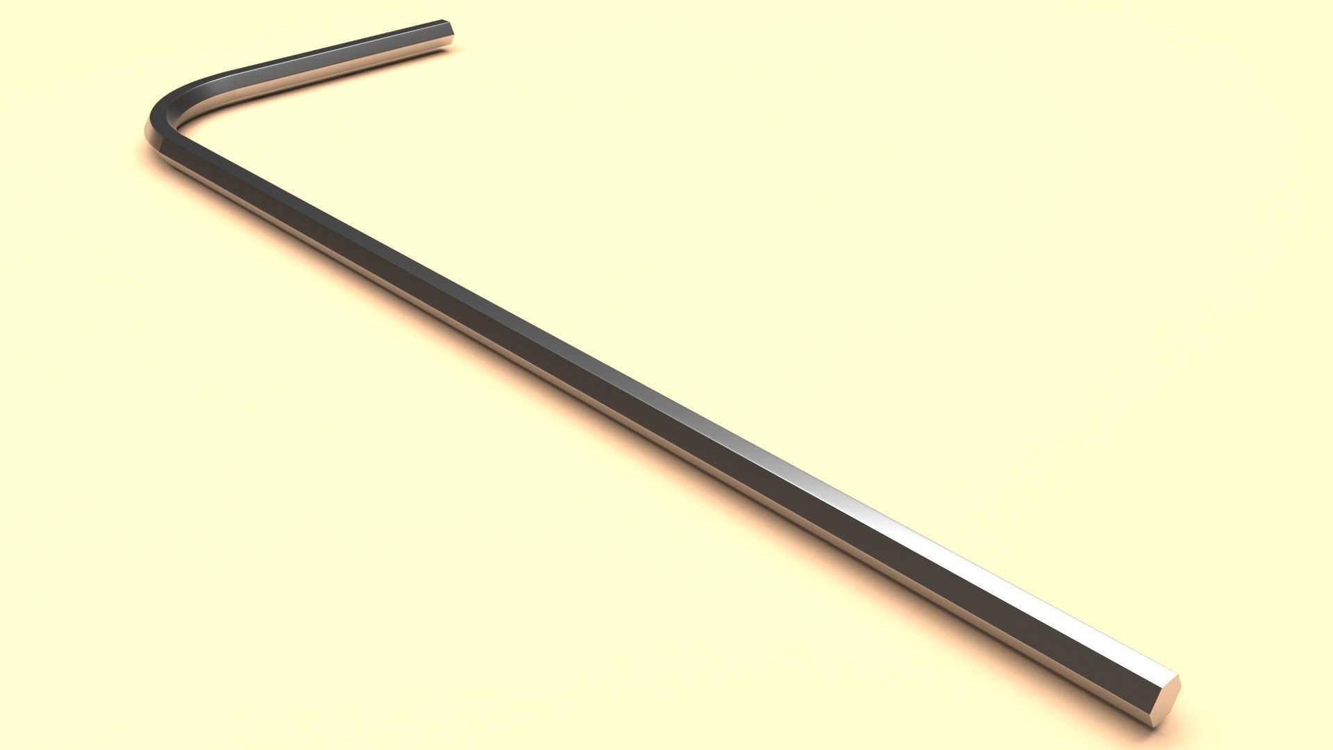 L Shaped Allen Wrench 3D model_5