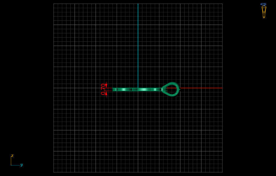 Hollow Teddy Bear Pendant 3DM STL OBJ MTL 3D print model_7