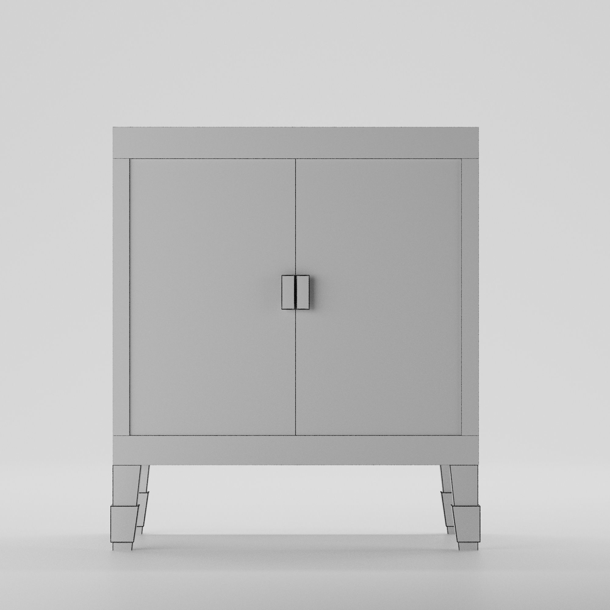 Aldo Bedside Table 3D model_3