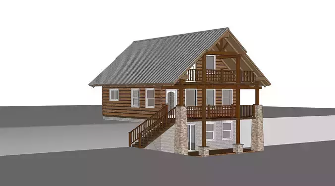 Log House 08 -Archimple LLC