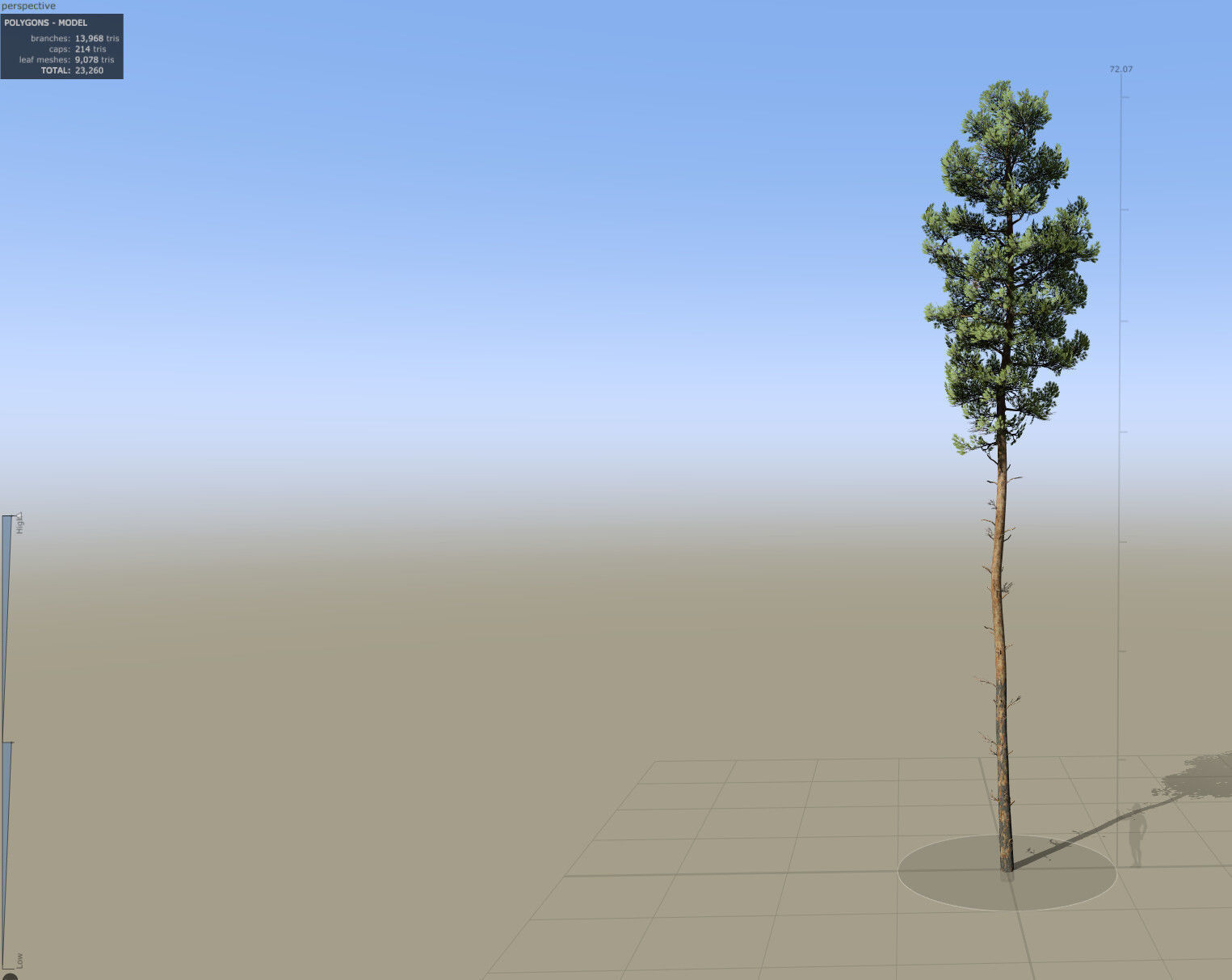 Pine Foliage Collection Game Ready - Low Poly Low-poly 3D model_28