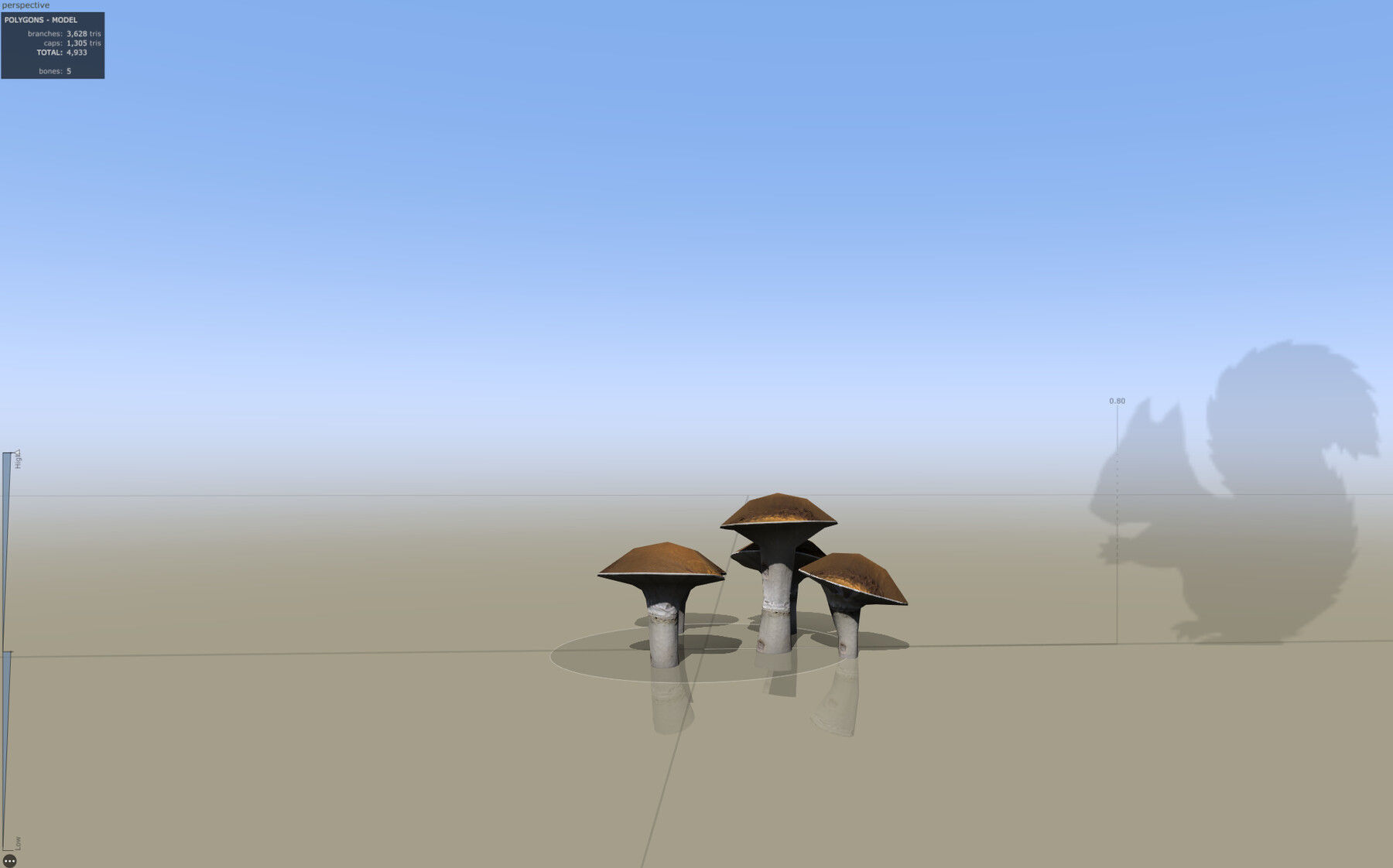 Pine Foliage Collection Game Ready - Low Poly Low-poly 3D model_25