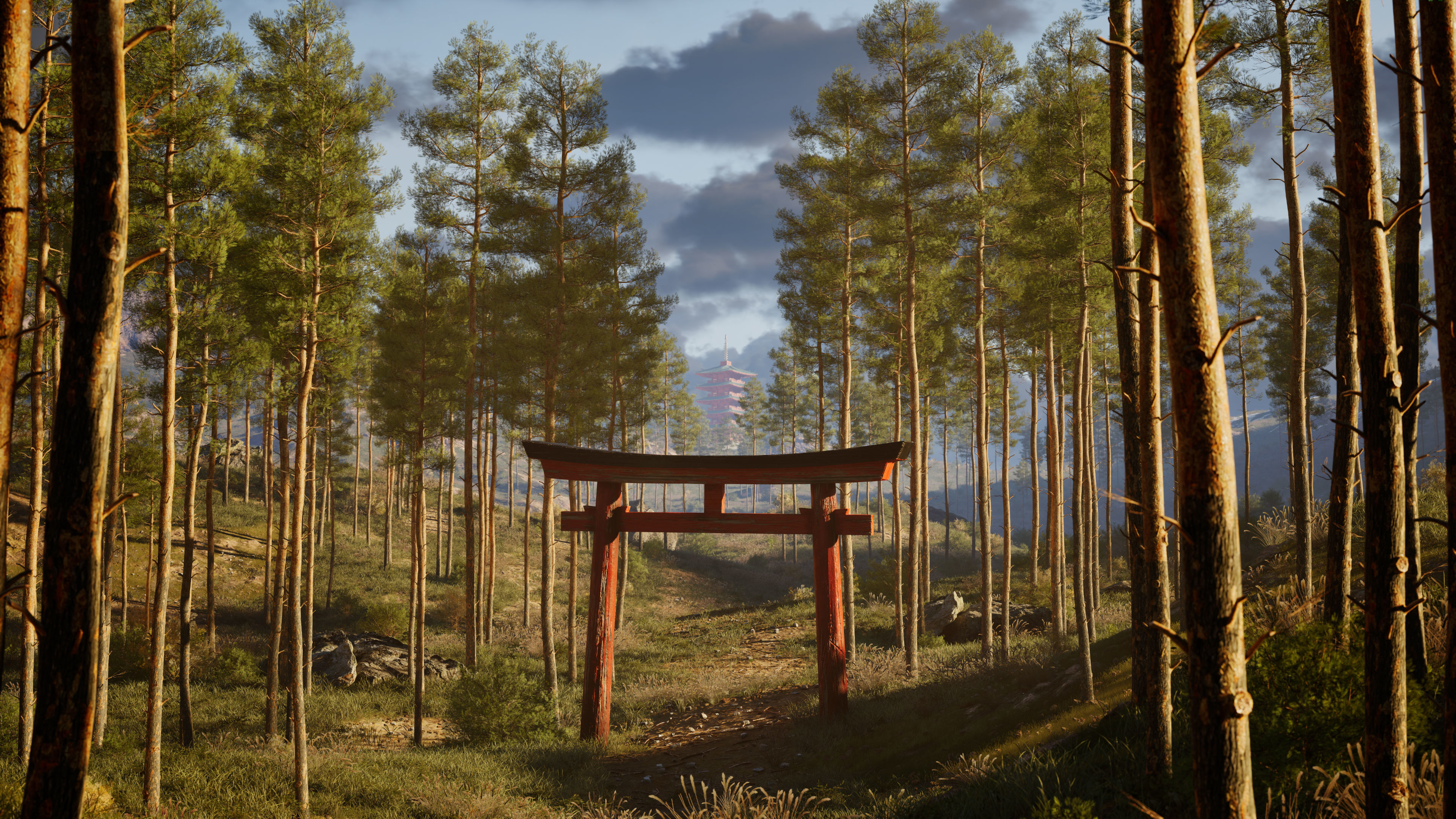 Pine Foliage Collection Game Ready - Low Poly Low-poly 3D model_2