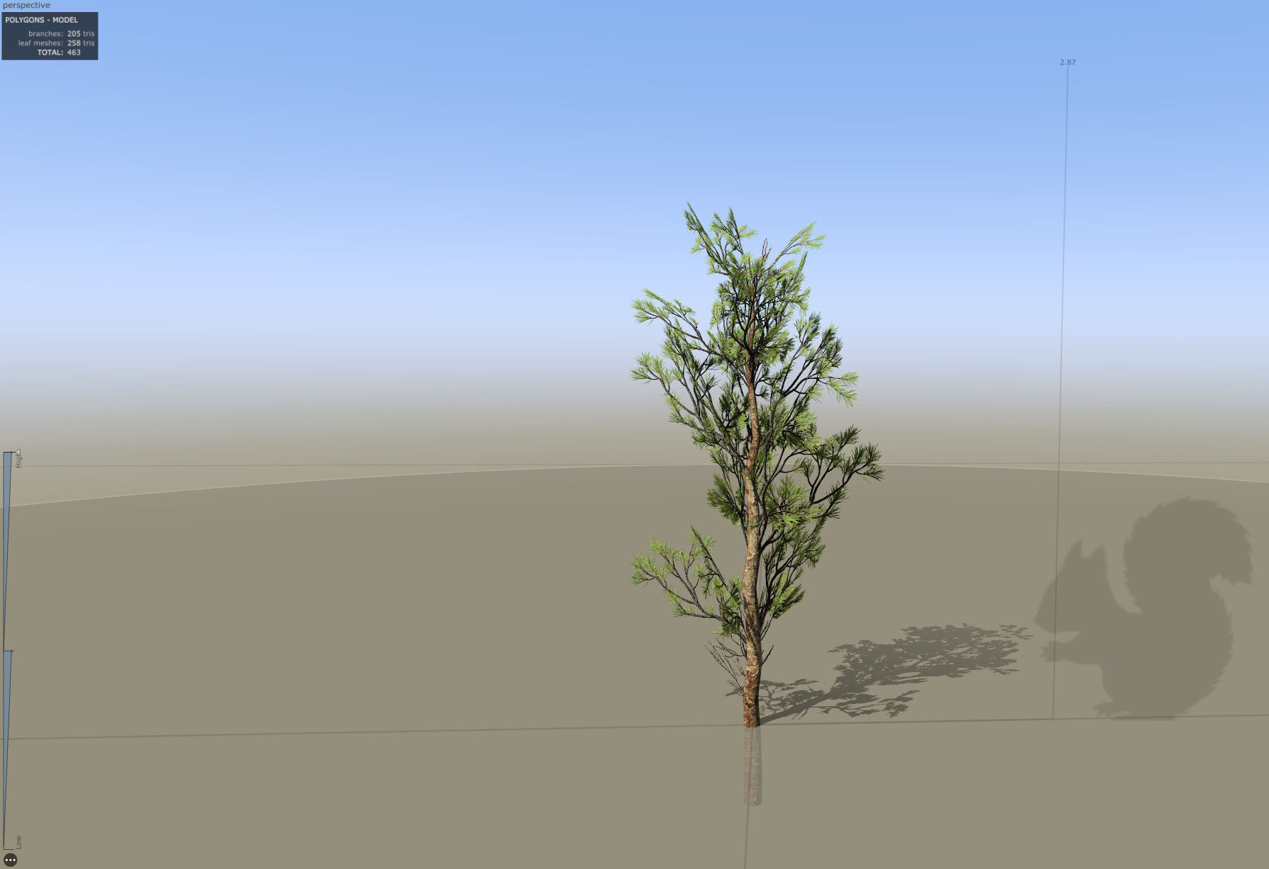 Pine Foliage Collection Game Ready - Low Poly Low-poly 3D model_22