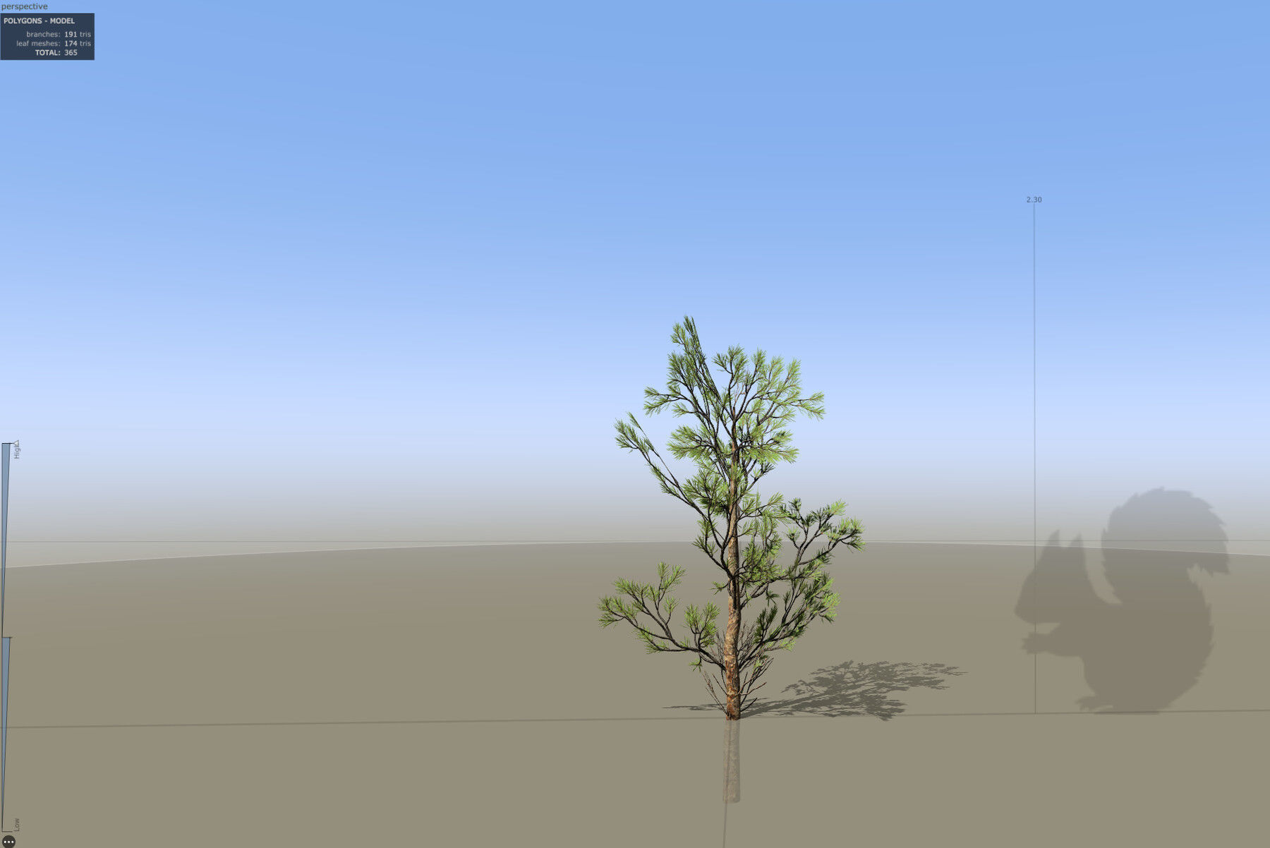 Pine Foliage Collection Game Ready - Low Poly Low-poly 3D model_21