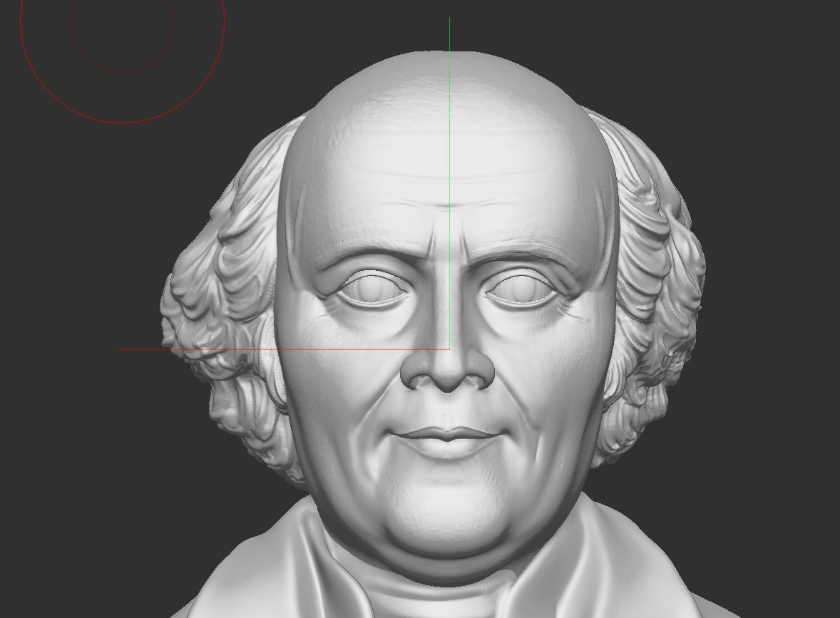 Samuel Hahnemann 3D print model_4