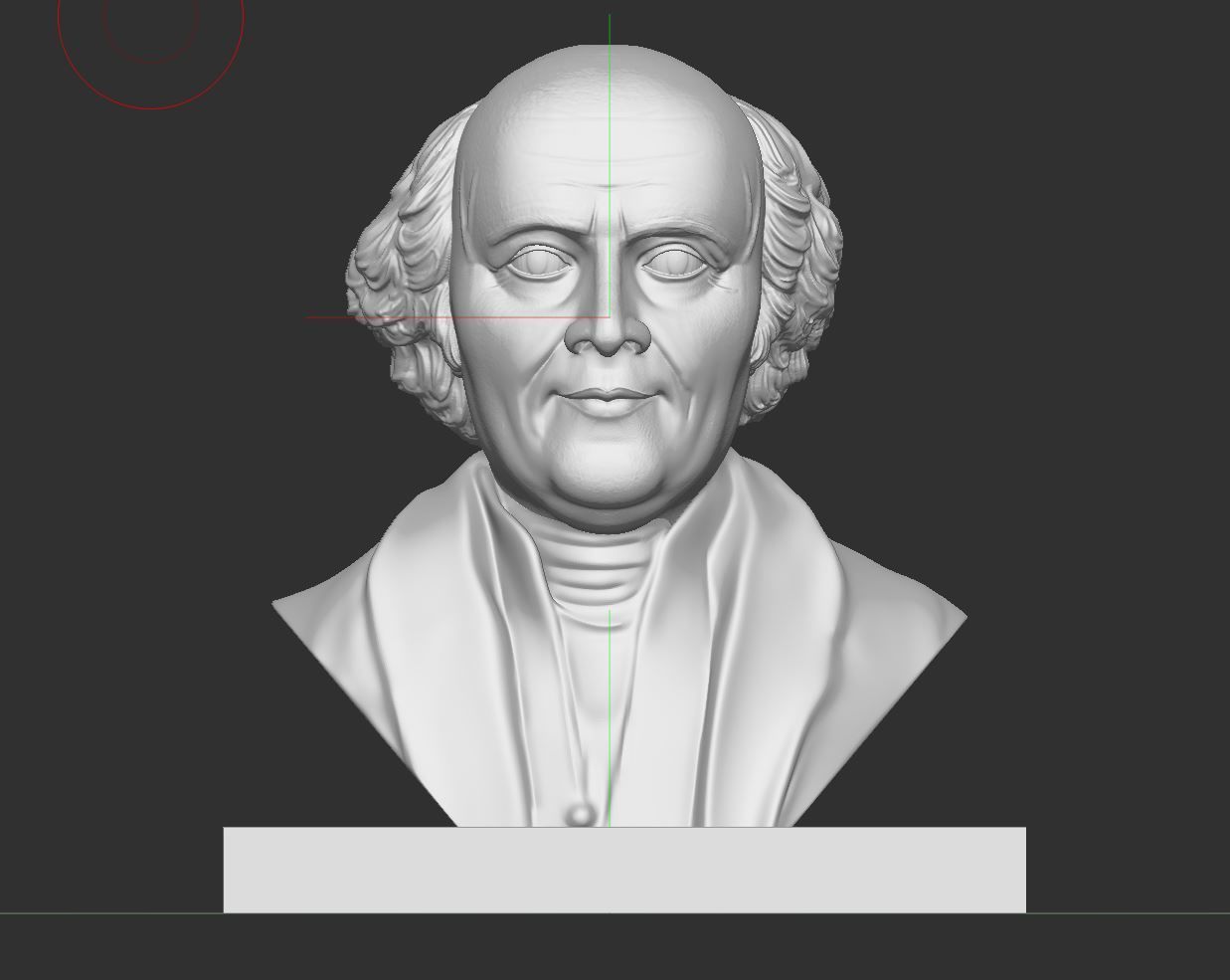 Samuel Hahnemann 3D print model_3