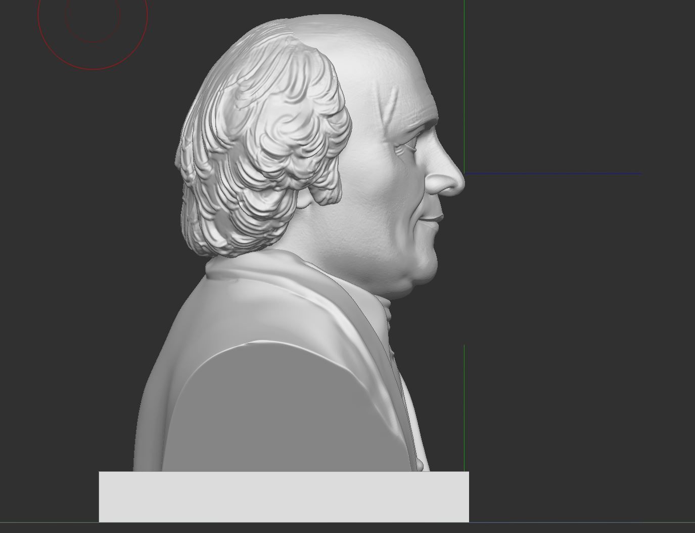 Samuel Hahnemann 3D print model_8