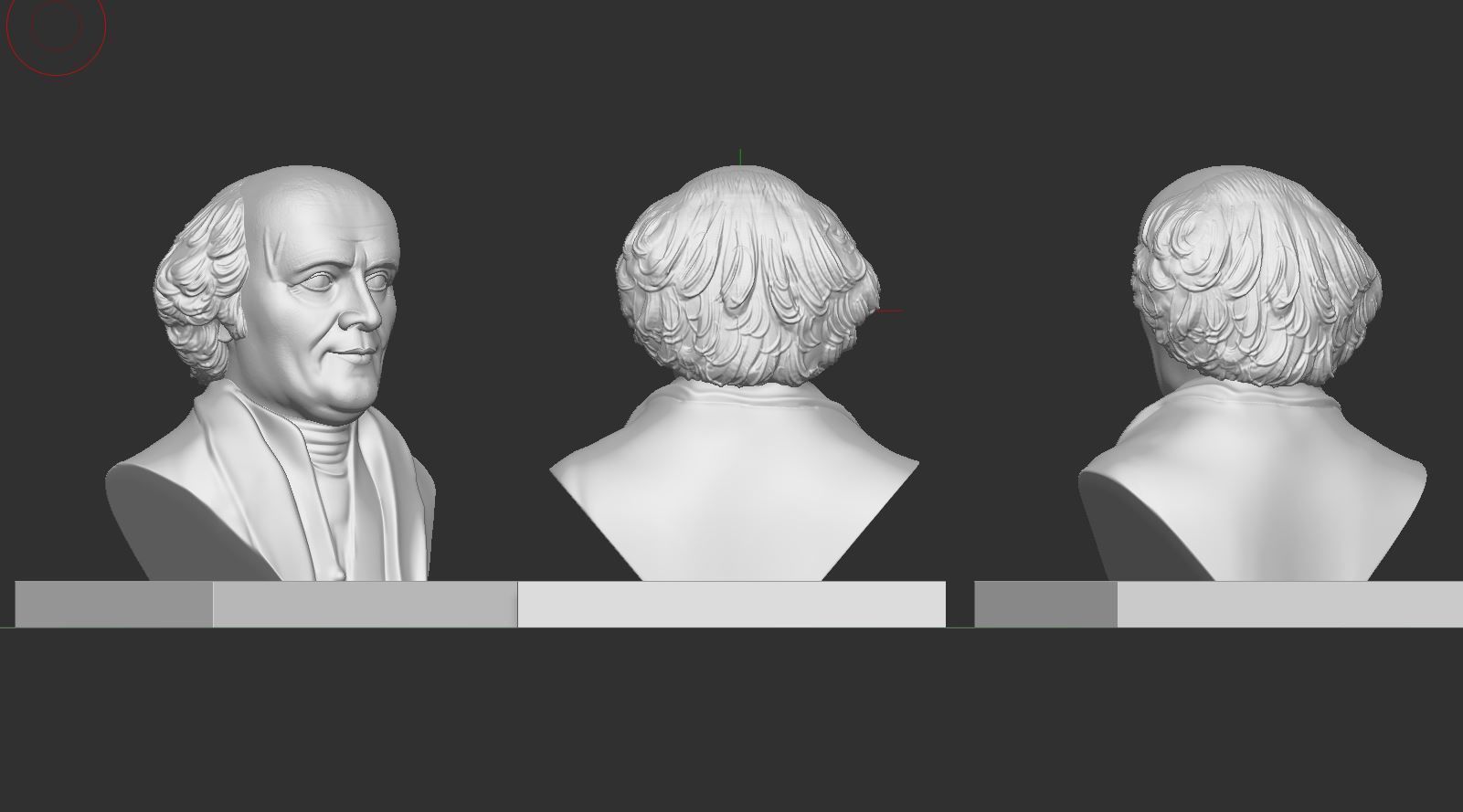 Samuel Hahnemann 3D print model_2