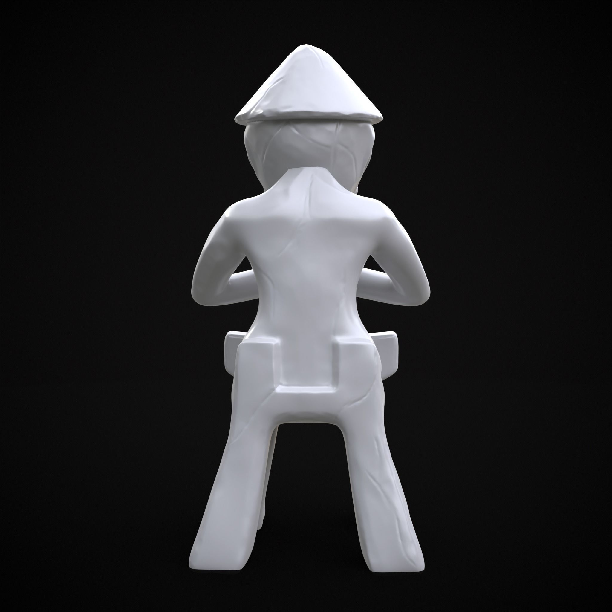 Holding God Statue 3D print model_11
