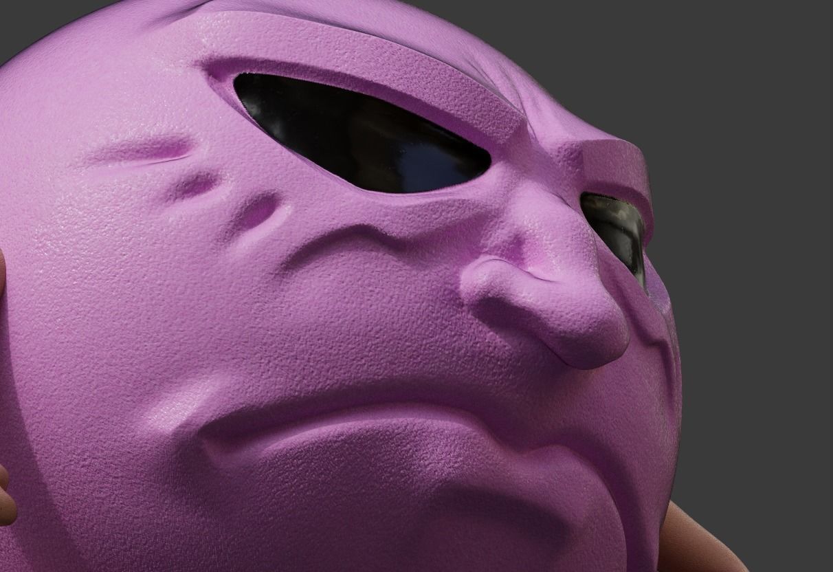 Jibaku Bucky Anime 3D print model_2