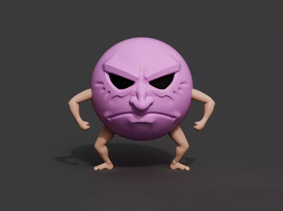 Jibaku Bucky Anime 3D print model_0