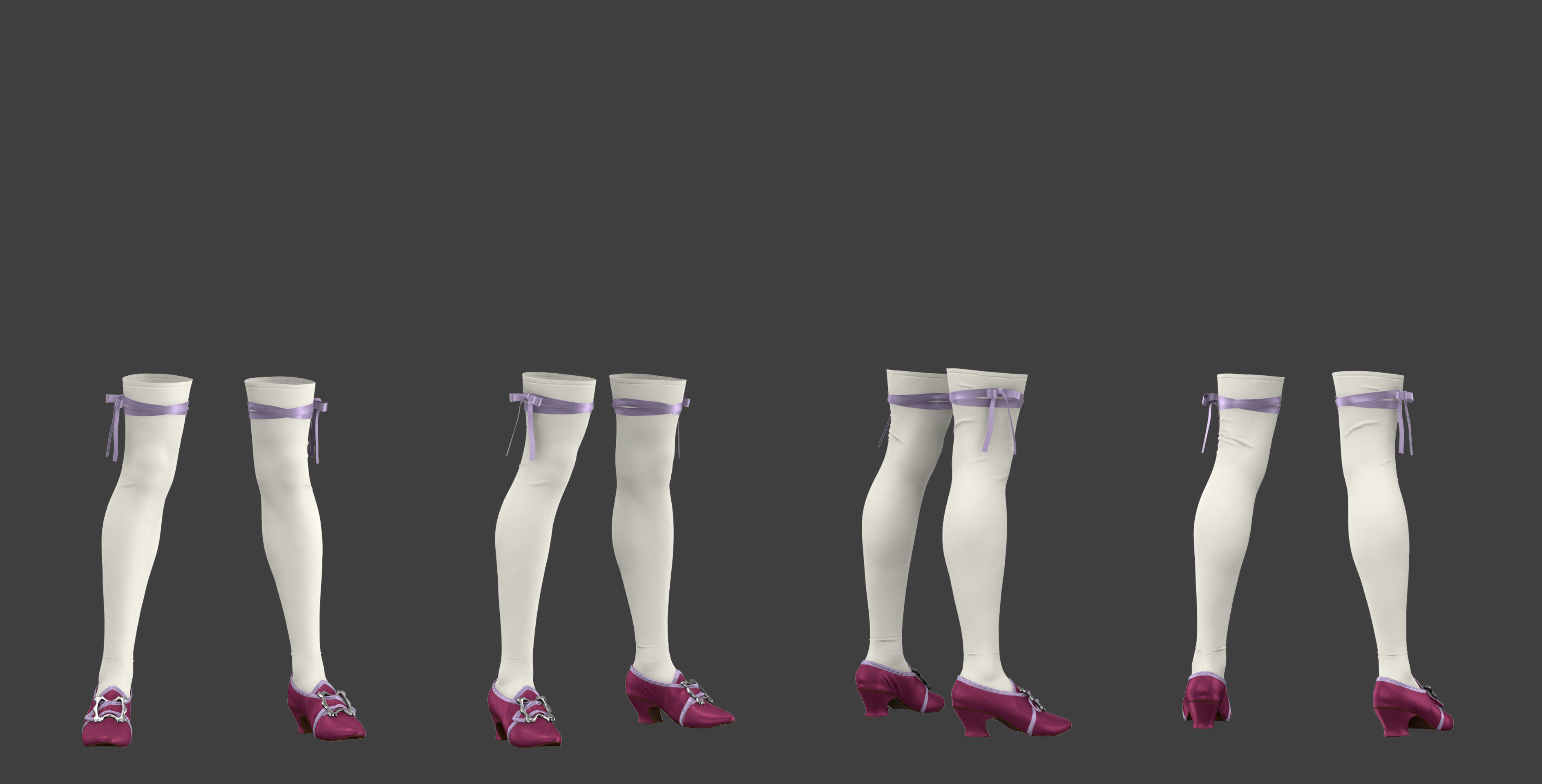 18th century outfit - Marvelous Designer project and OBJ 3D model_7