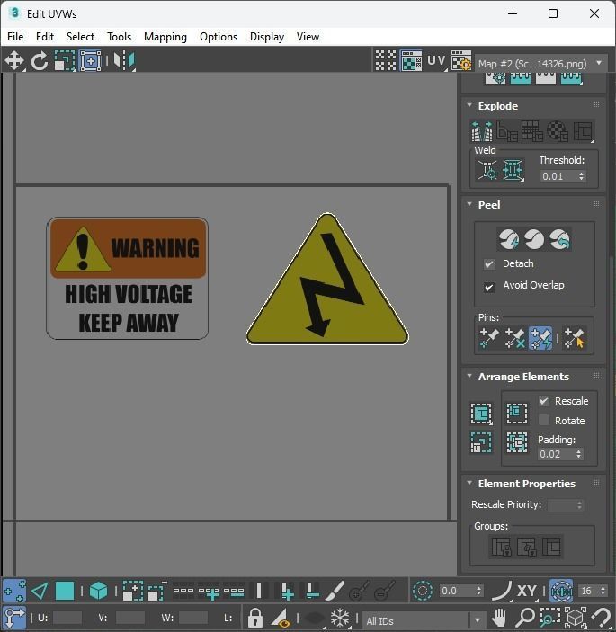 Three Phase Electric Transformer 3D model_60