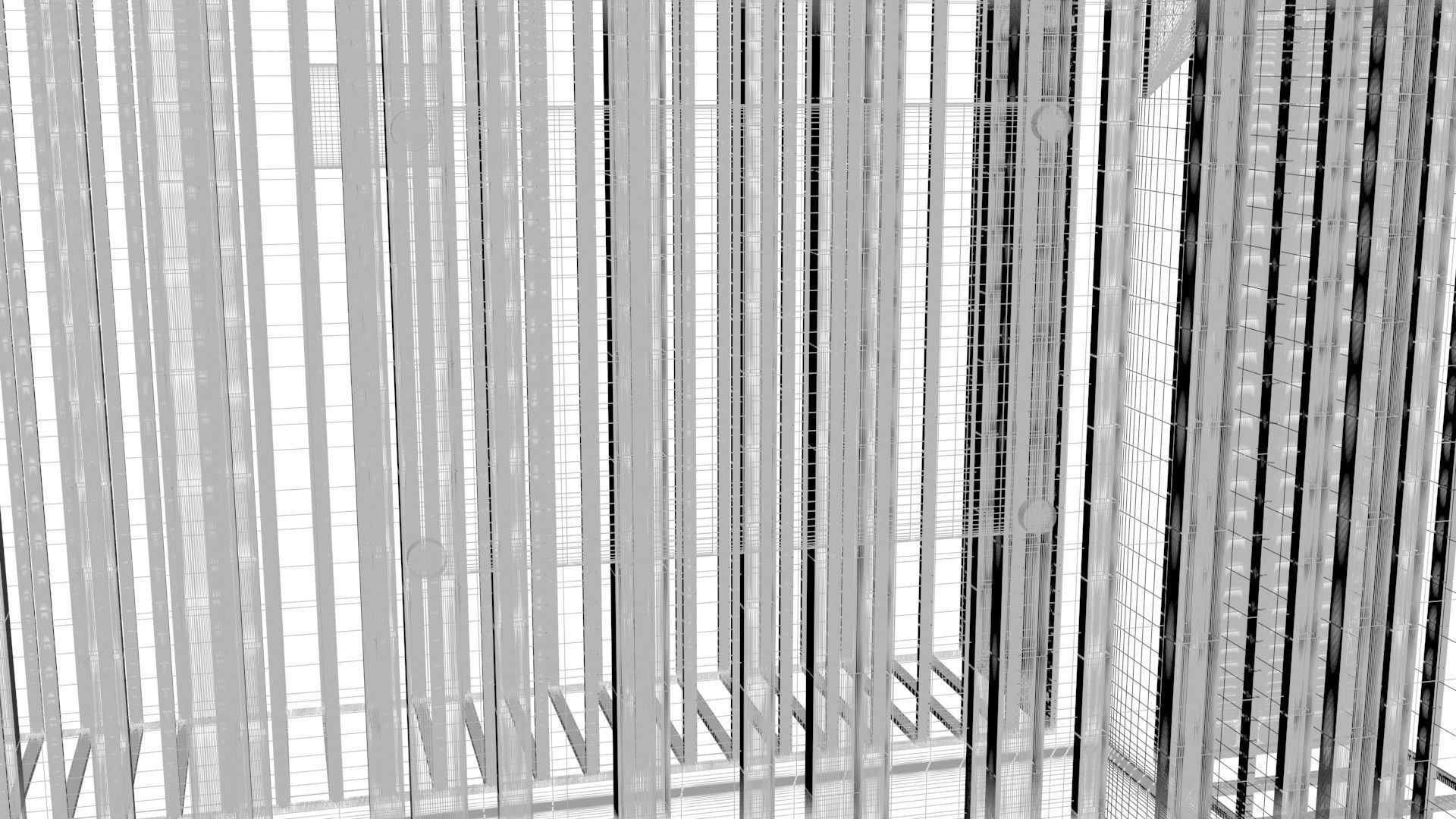 Three Phase Electric Transformer 3D model_33