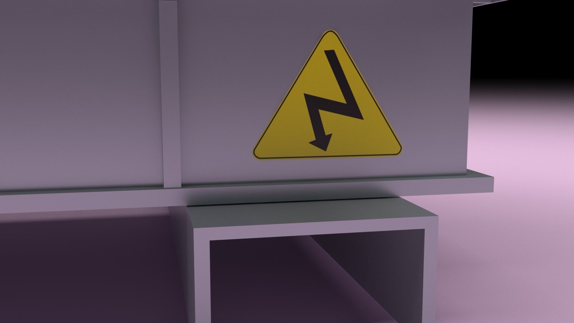 Three Phase Electric Transformer 3D model_54