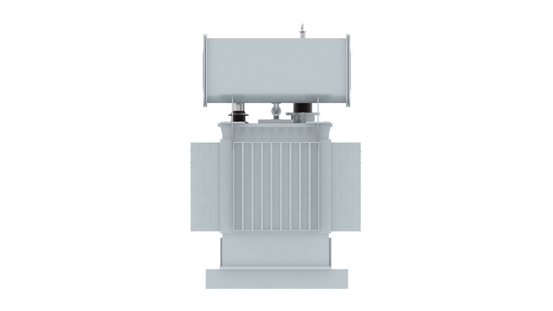 Three Phase Electric Transformer 3D model_25