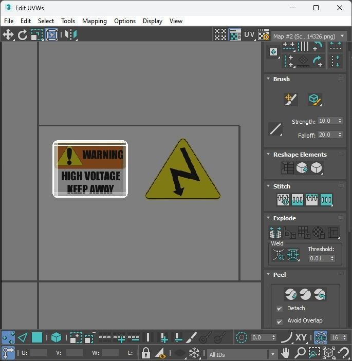Three Phase Electric Transformer 3D model_59