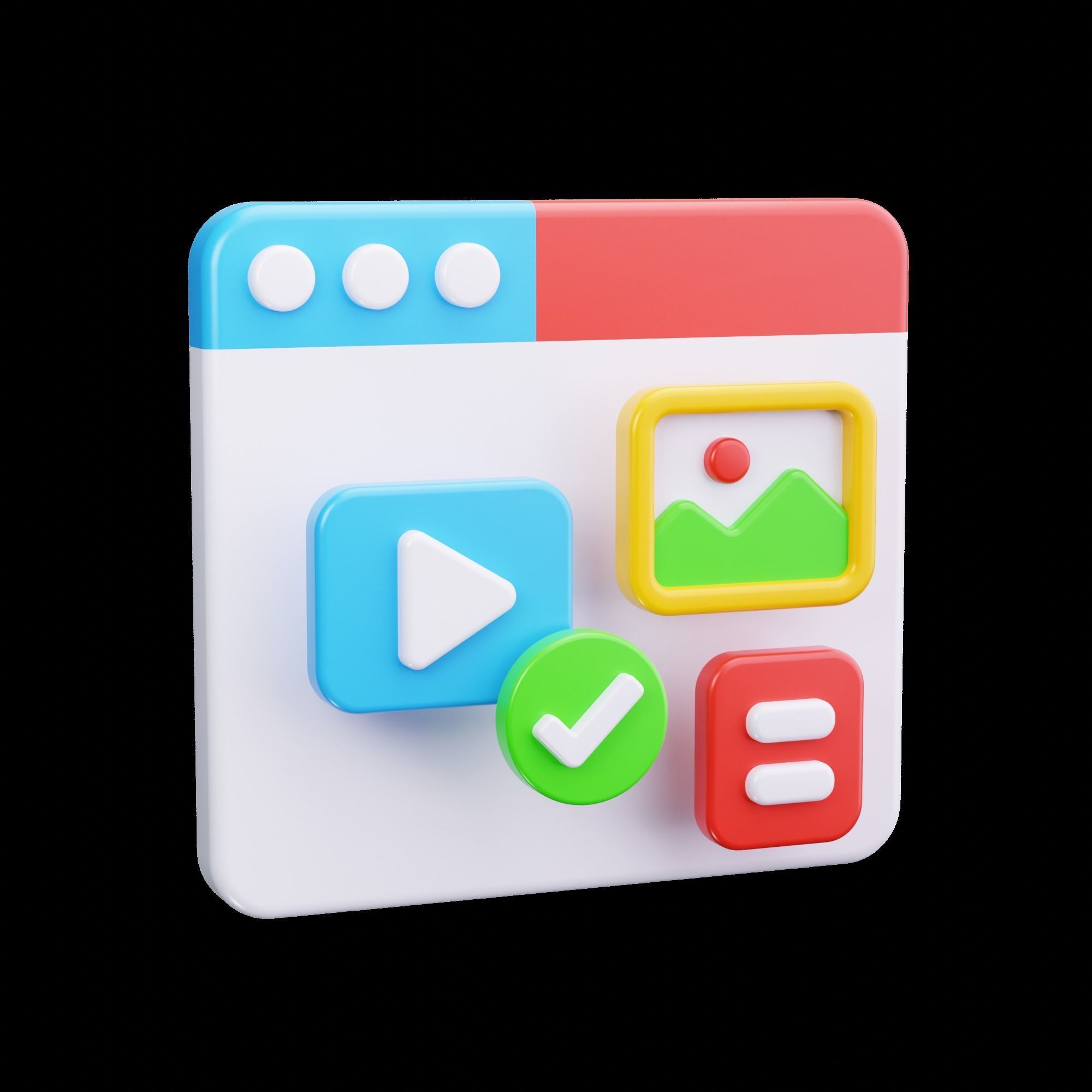 Community Manager 3D Icons 3D print model_2