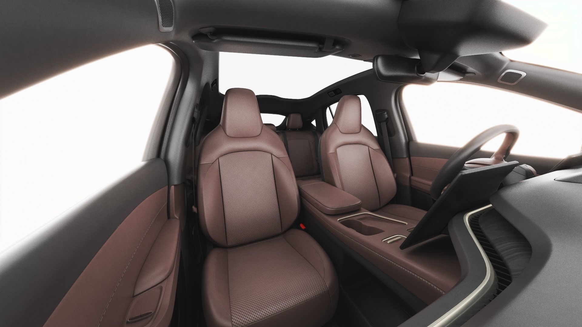 Nio EC7 2023 with interior 3D model_14