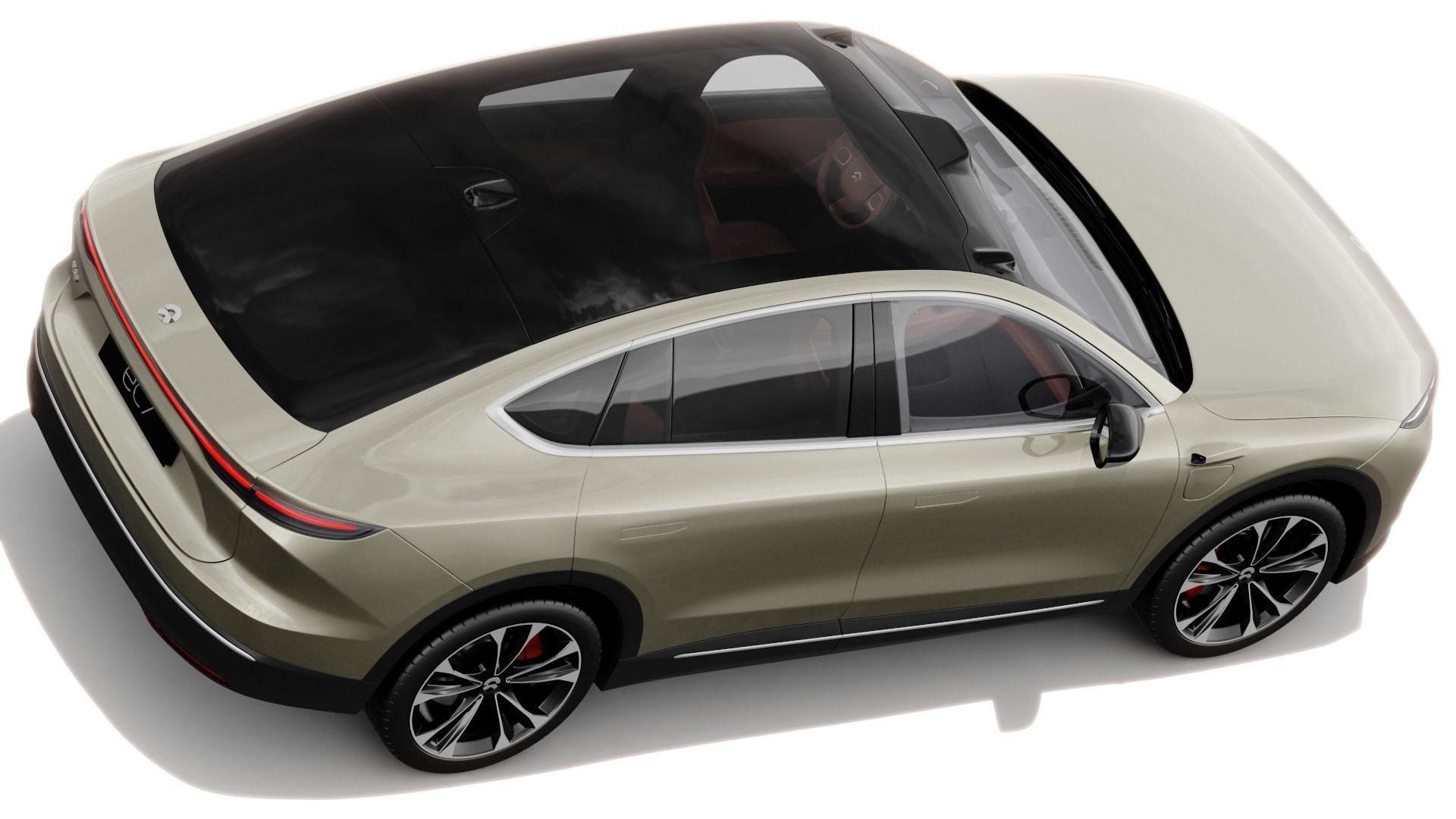 Nio EC7 2023 with interior 3D model_6