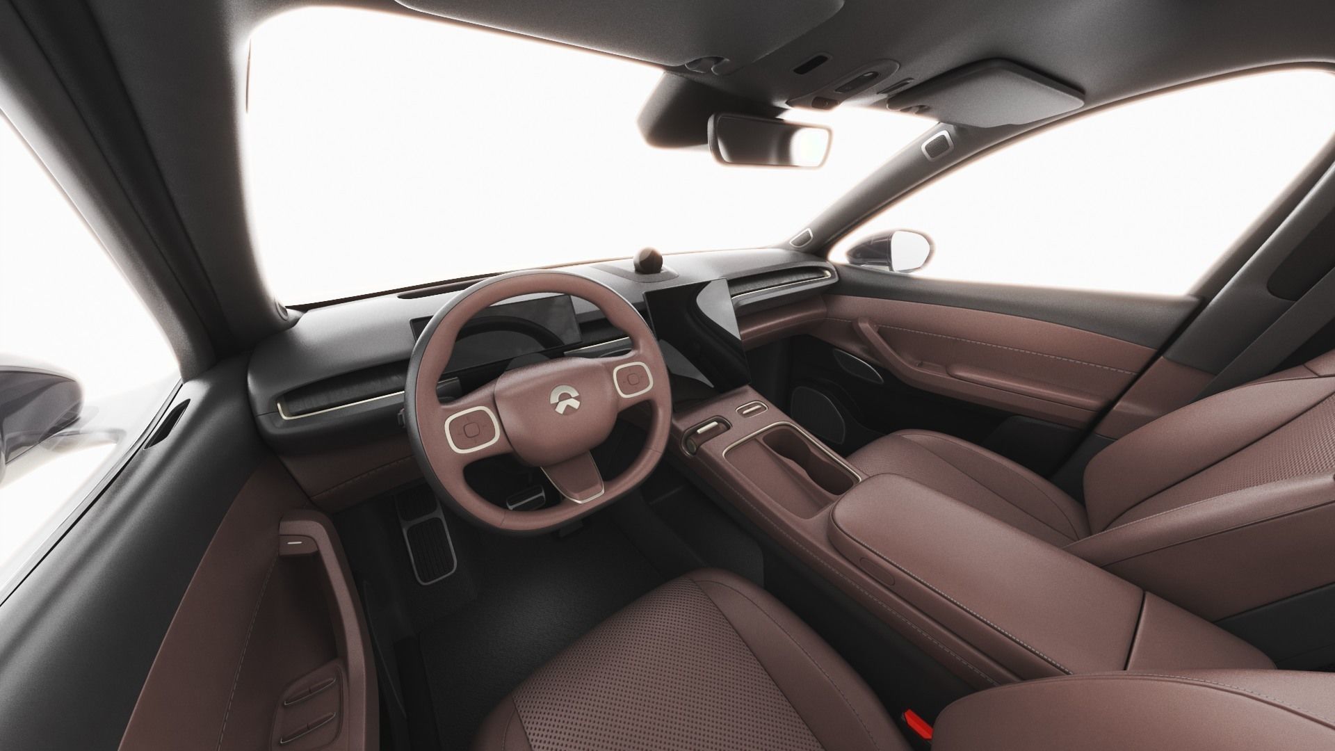Nio EC7 2023 with interior 3D model_13
