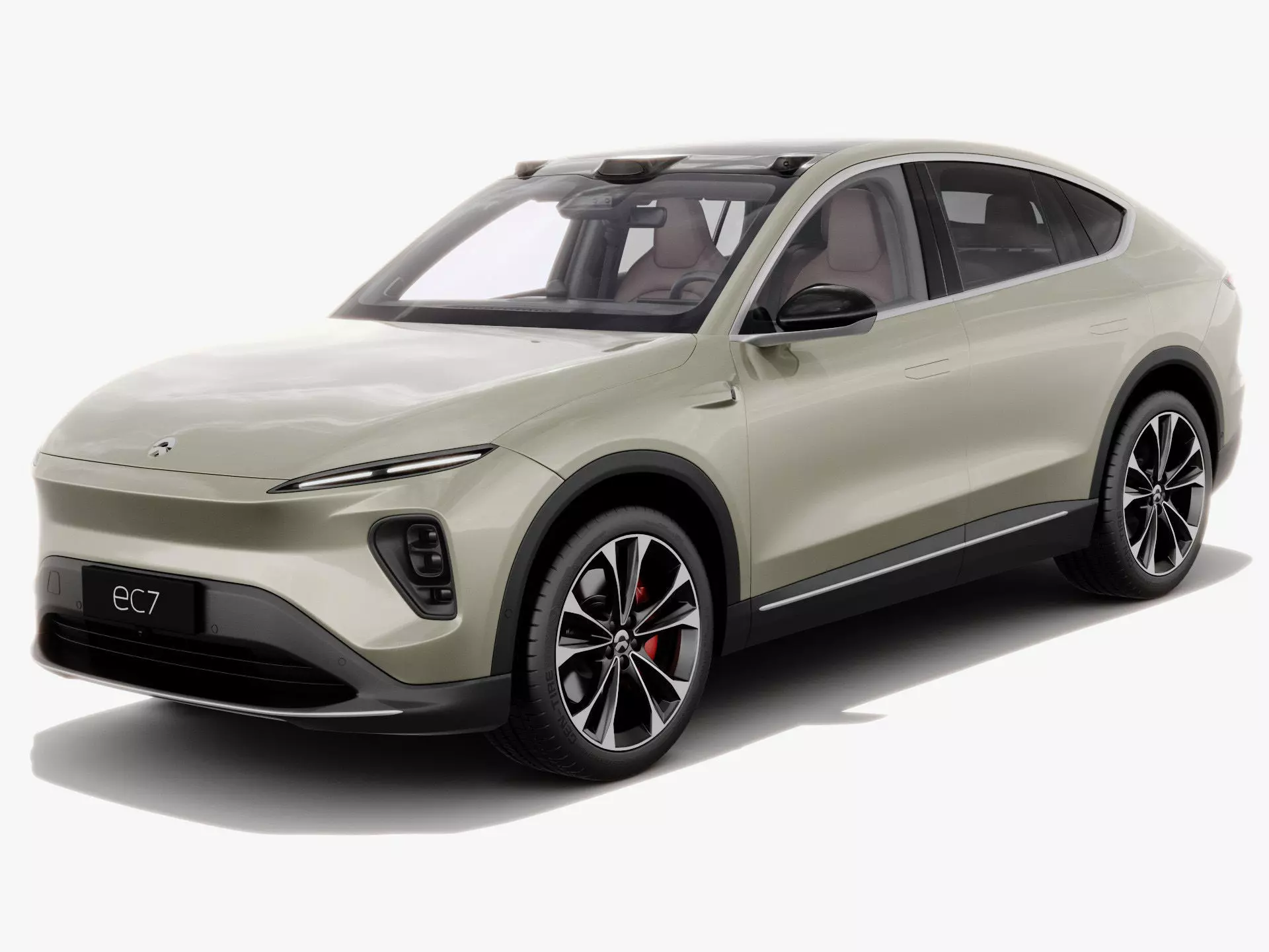 Nio EC7 2023 with interior 3D model_0