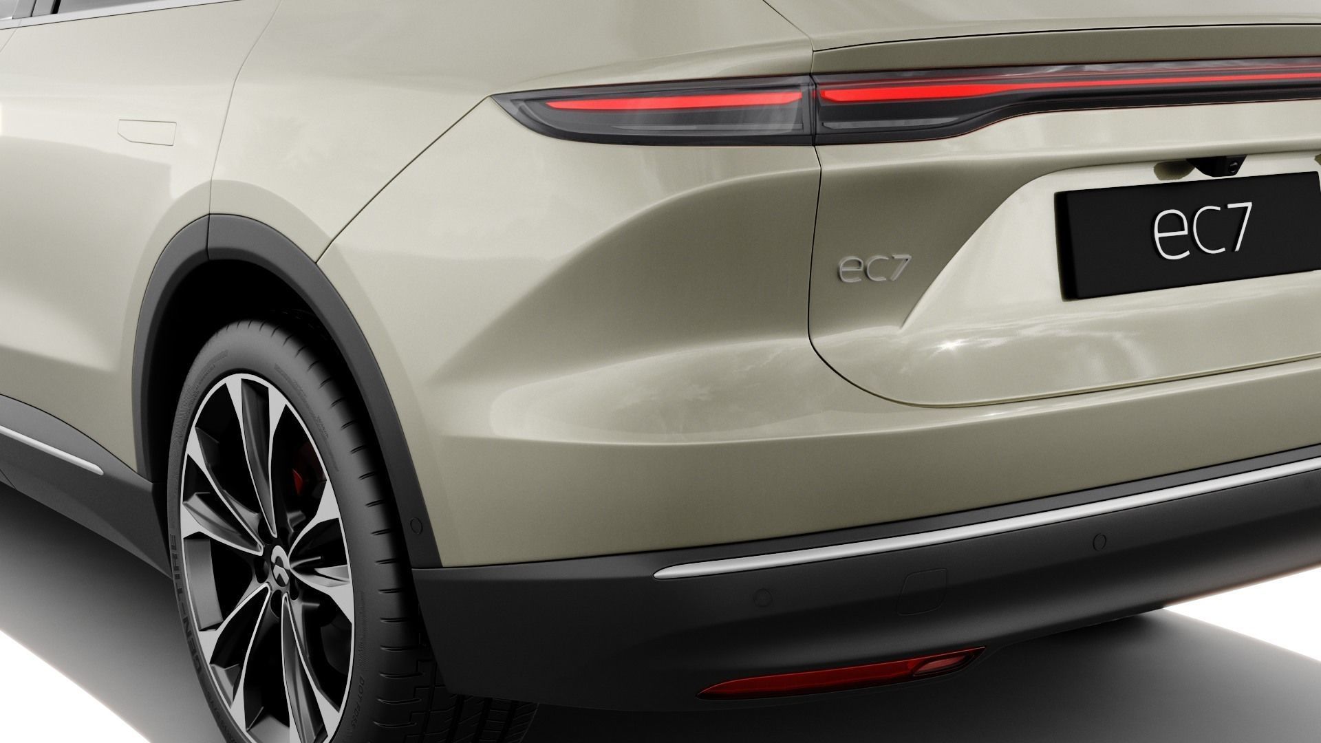 Nio EC7 2023 with interior 3D model_11