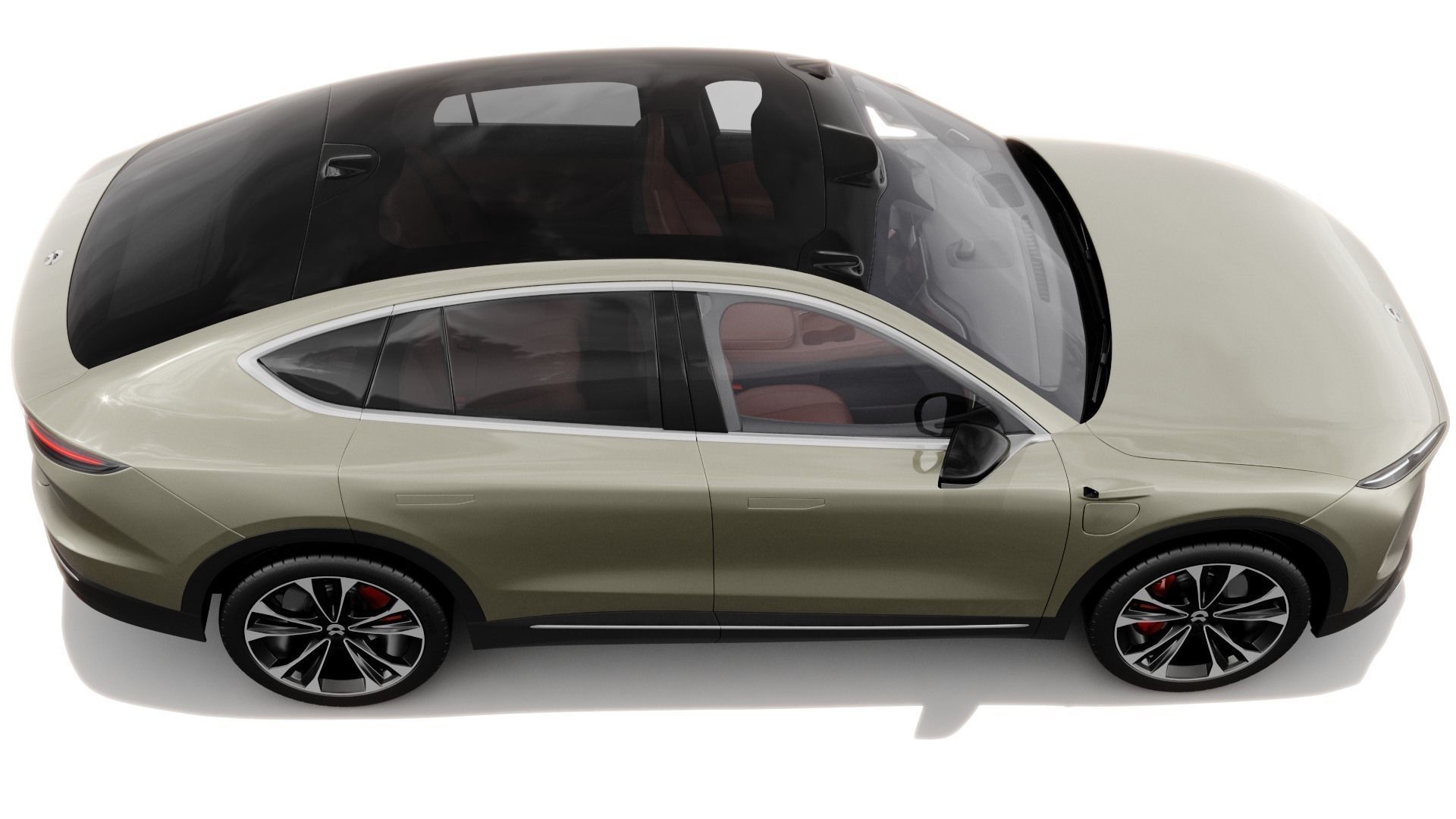 Nio EC7 2023 with interior 3D model_7