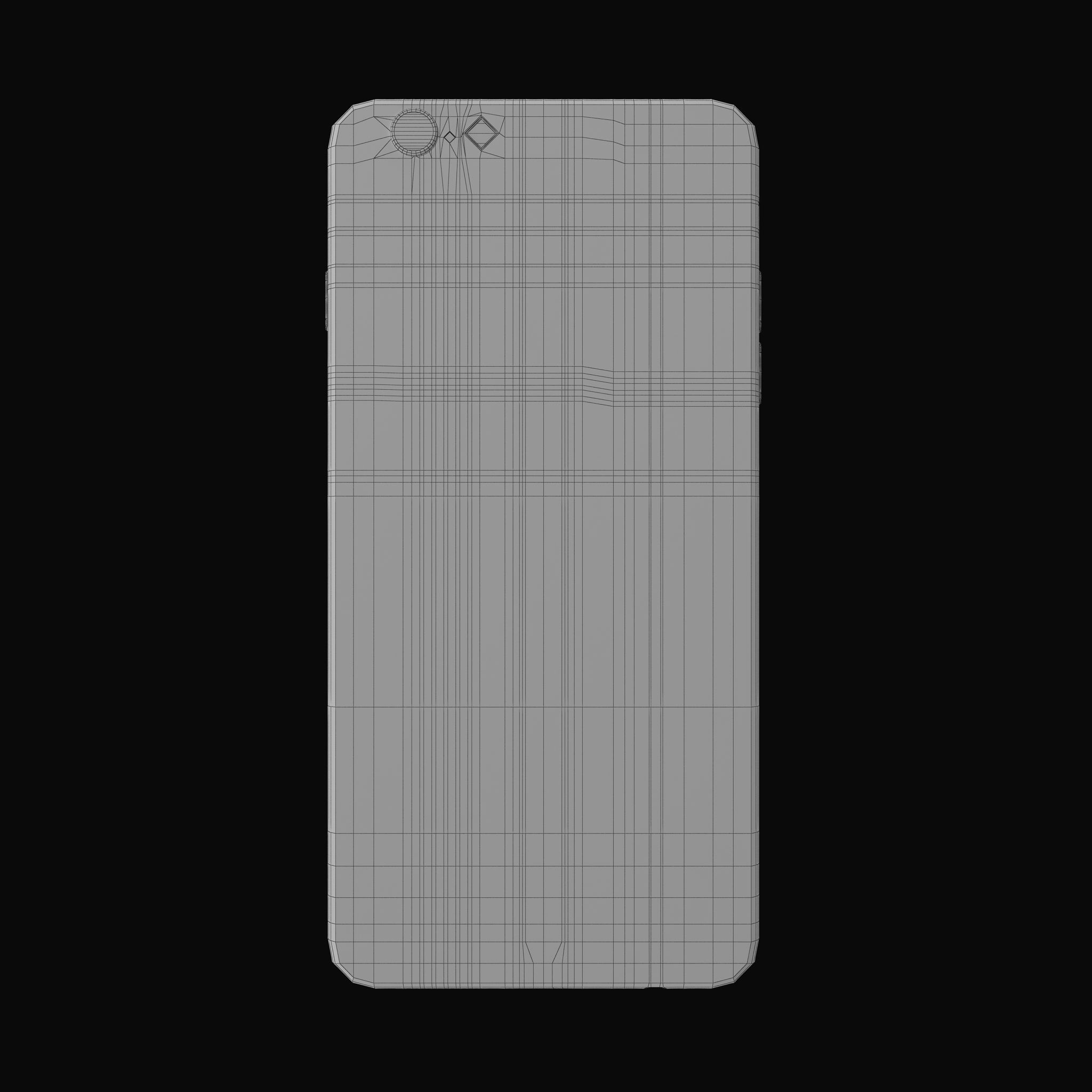 Apple iPhone 6 Plus Gold Low-poly 3D model_20