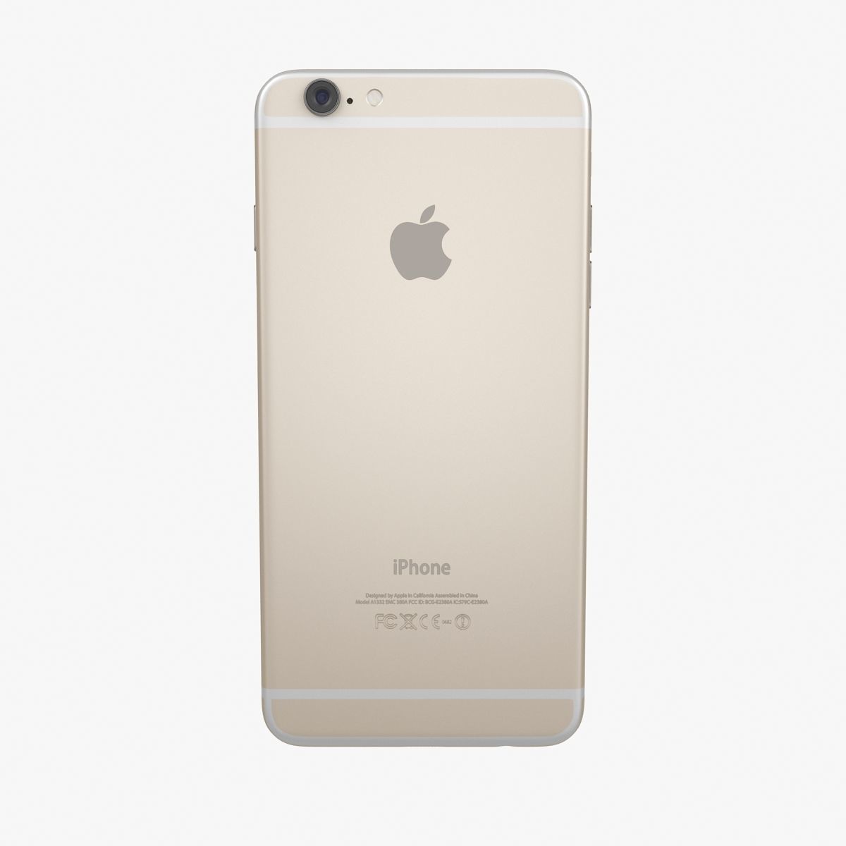 Apple iPhone 6 Plus Gold Low-poly 3D model_14