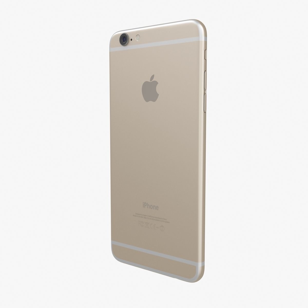 Apple iPhone 6 Plus Gold Low-poly 3D model_13