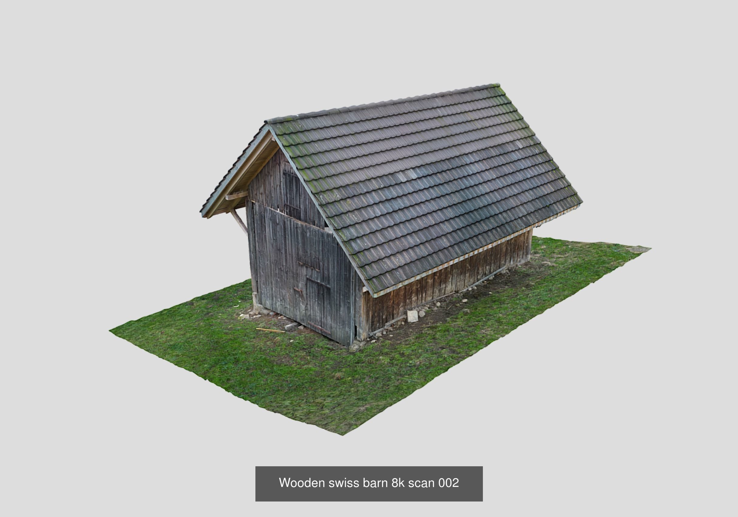 5x Swiss Barns scans 3D Model Collection_1