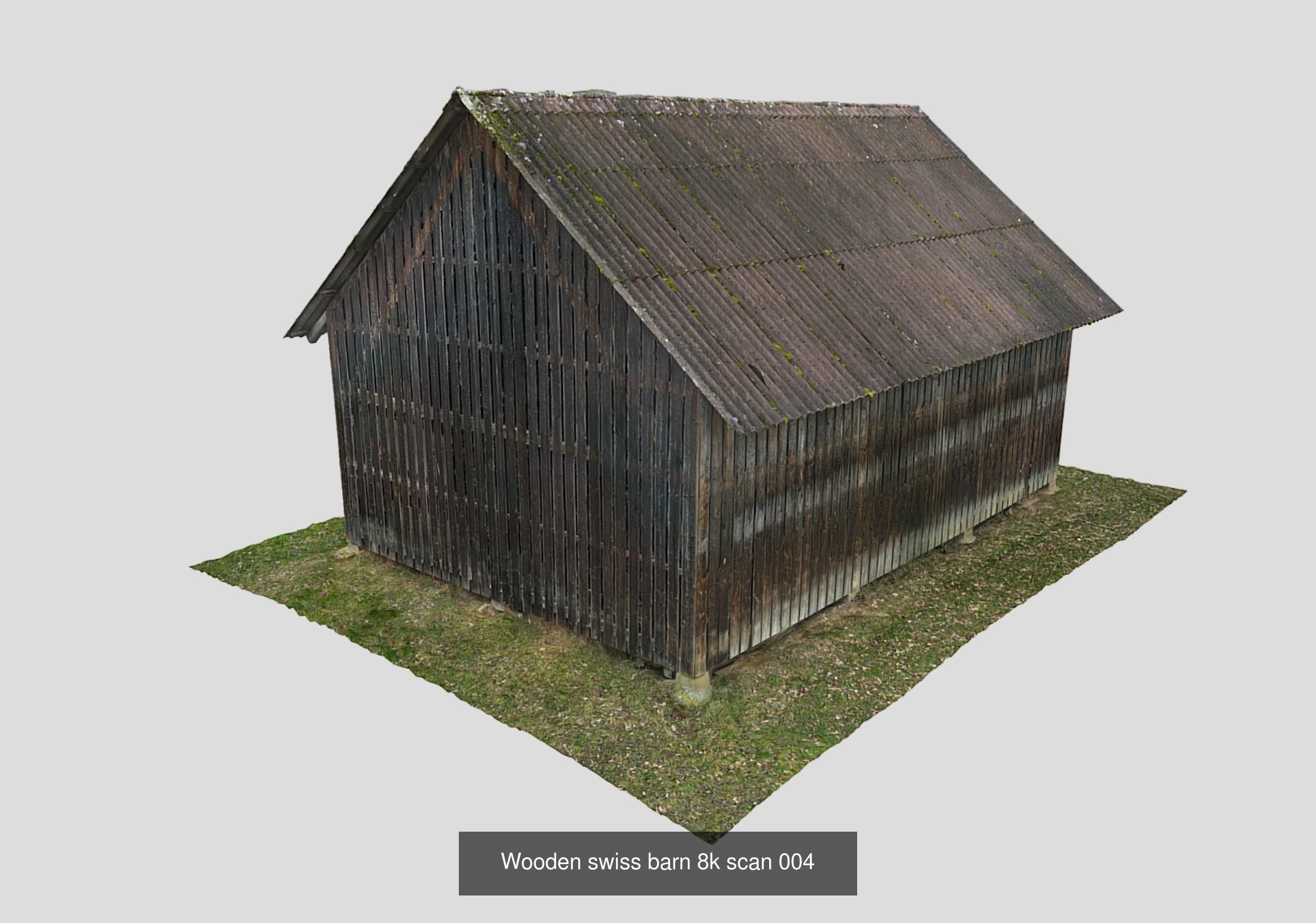 5x Swiss Barns scans 3D Model Collection_3