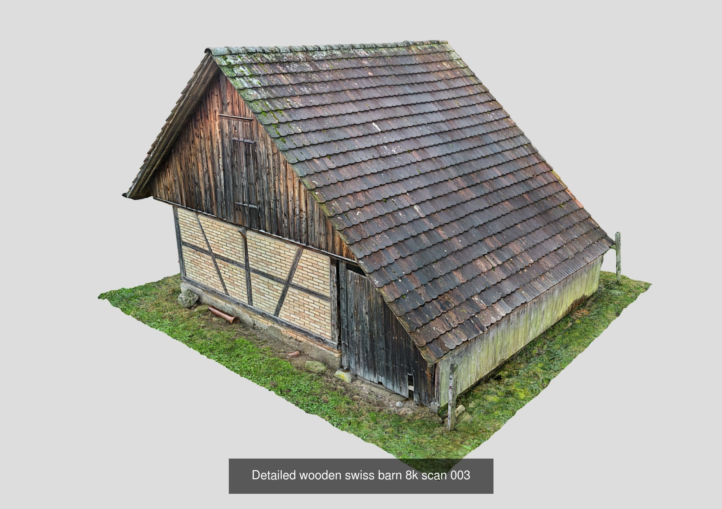 5x Swiss Barns scans 3D Model Collection_2
