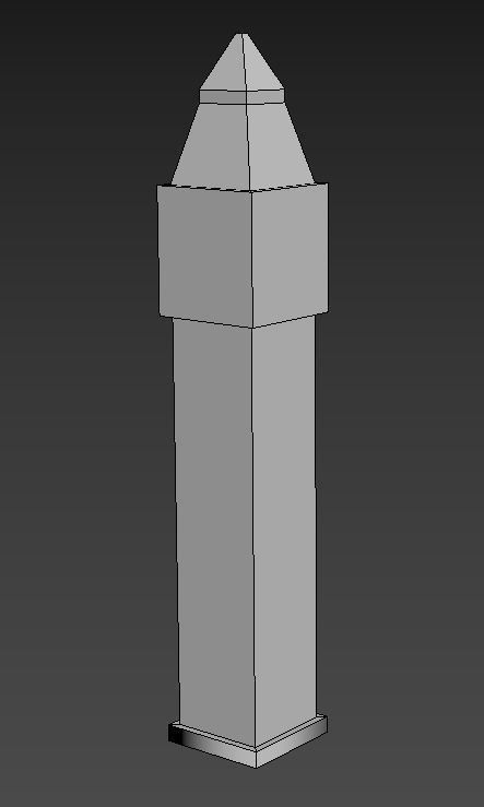 London Iconic Building Low Poly Low-poly 3D model_22