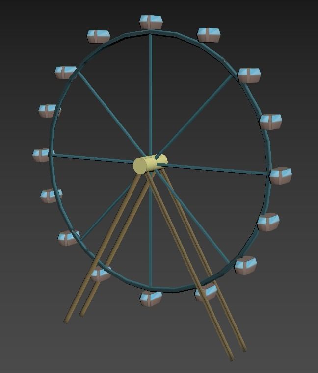 London Iconic Building Low Poly Low-poly 3D model_18