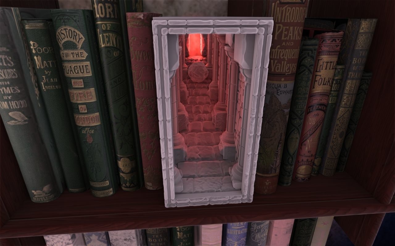 Dungeon Trap Booknook 3D print model_4