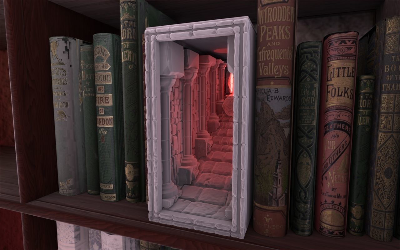 Dungeon Trap Booknook 3D print model_3