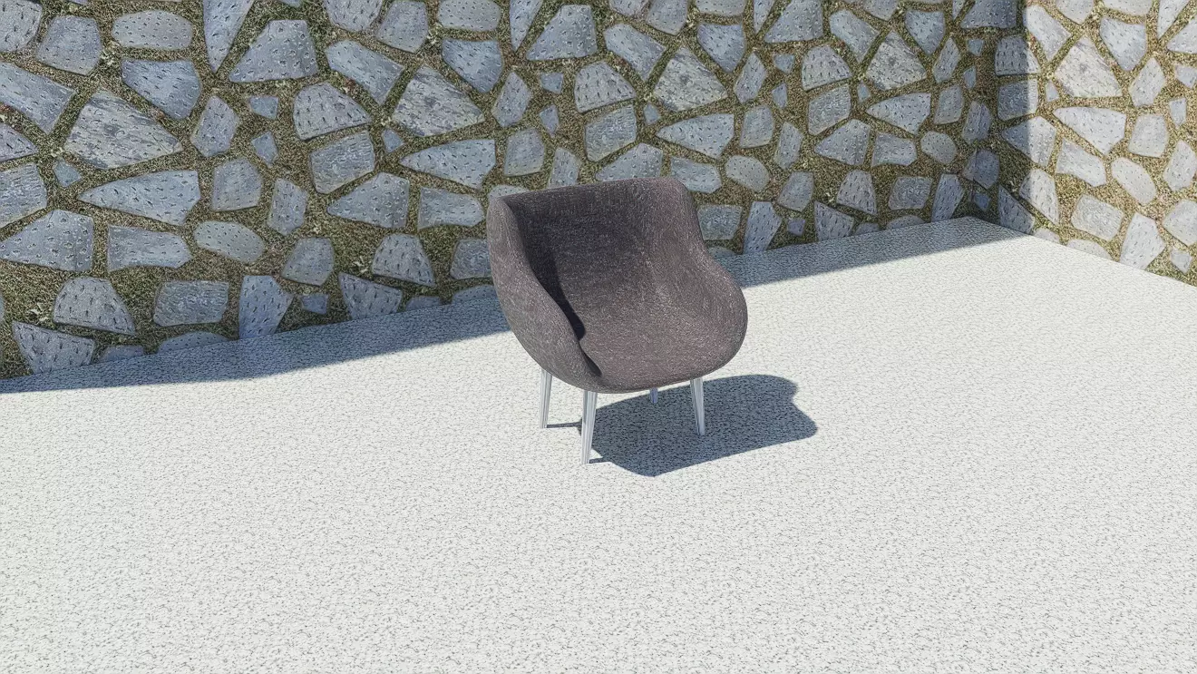 design of seat for home and garden 3D model_0