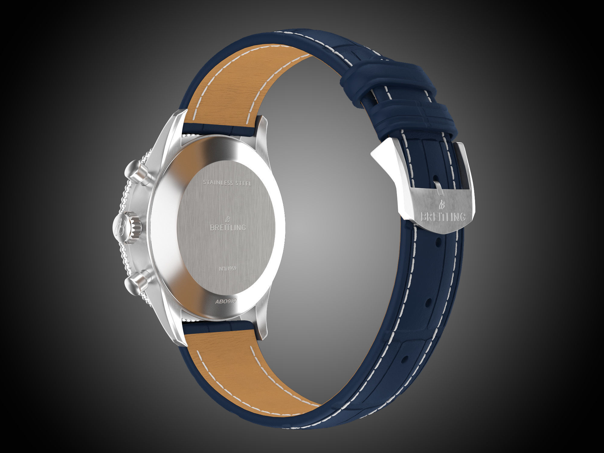 Breitling Navitimer 1959 3D model_3
