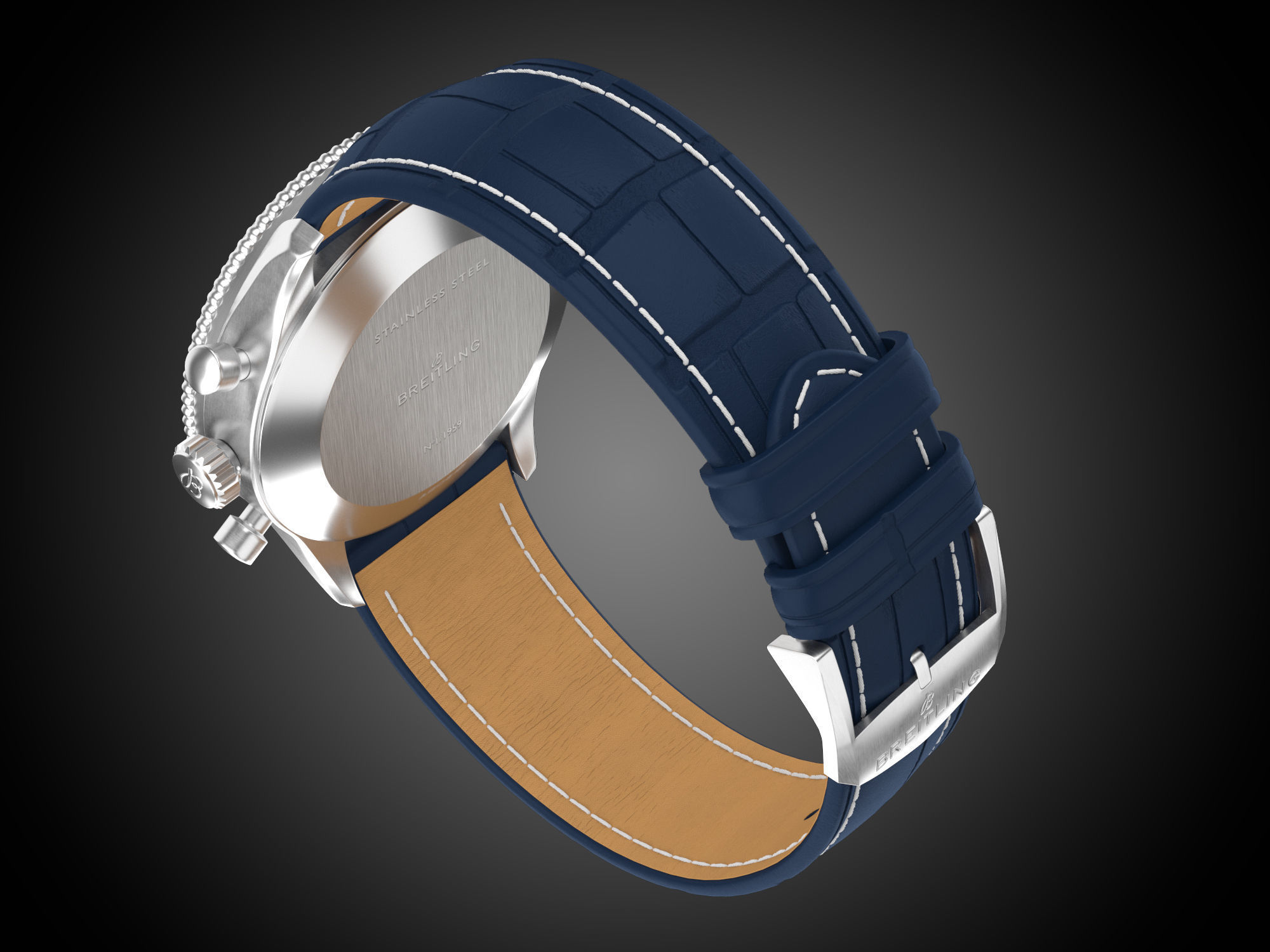 Breitling Navitimer 1959 3D model_9