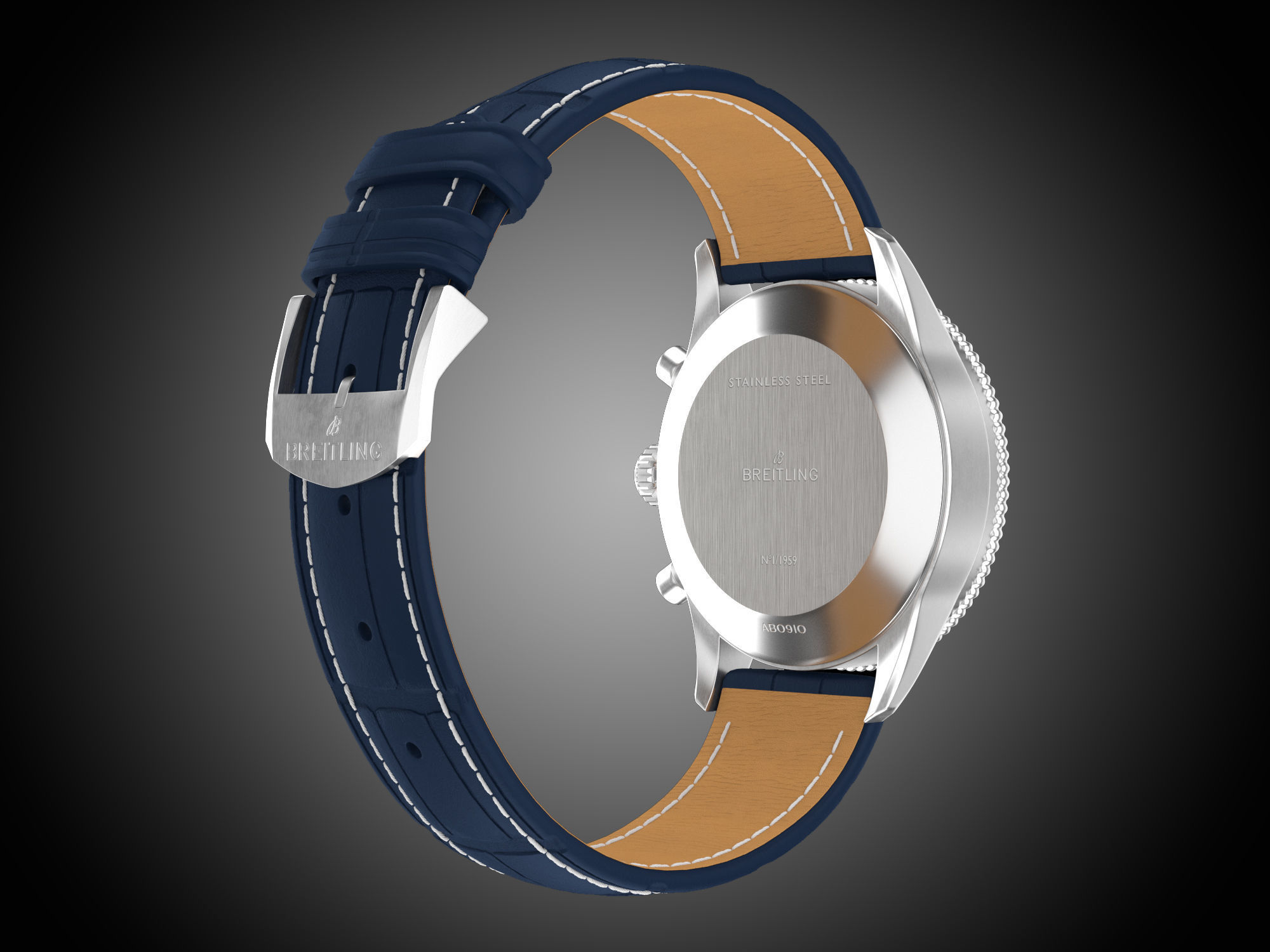 Breitling Navitimer 1959 3D model_5
