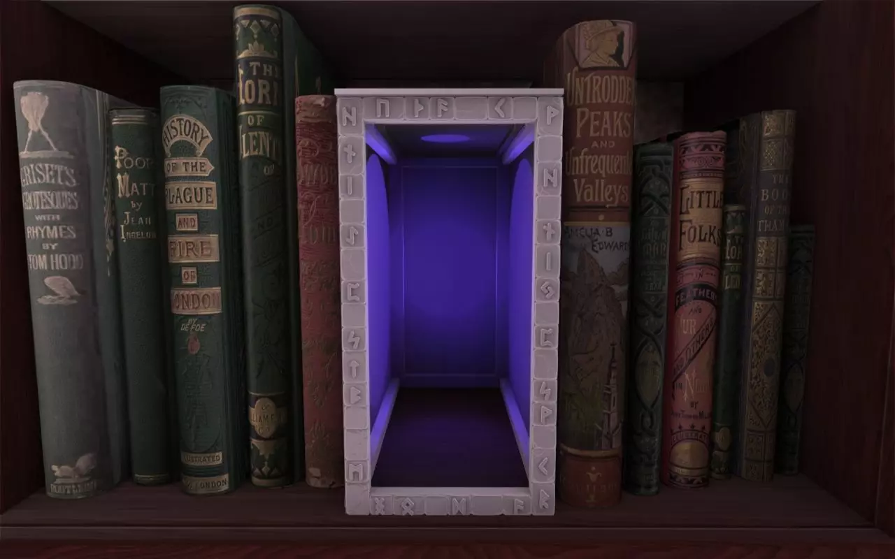 Alternative Frame Empty booknook 3D print model