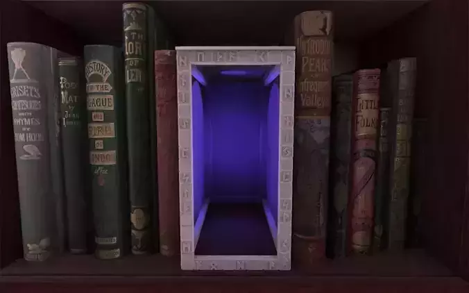 Alternative Frame Empty booknook 3D print model