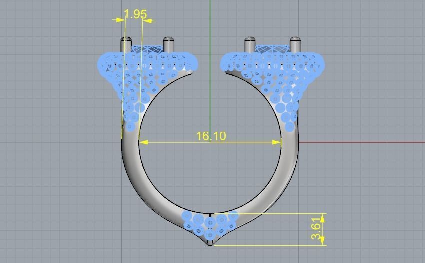 Ring N01969 3D print model_6