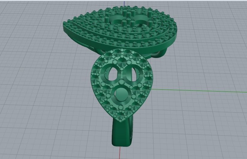 Ring N01968 3D print model_2
